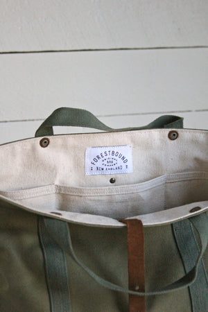 WWII era Canvas Weekend Bag