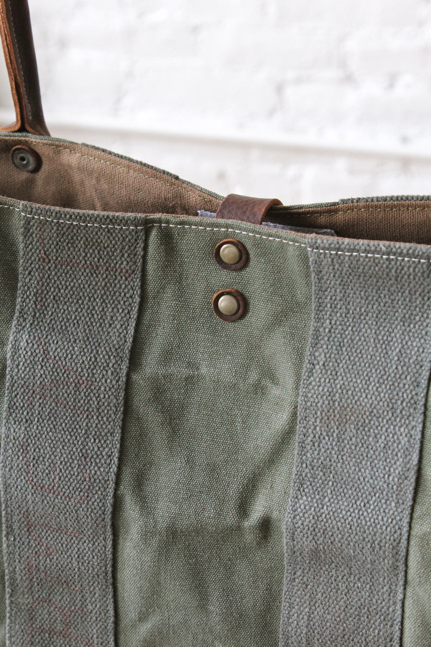 WWII era Canvas Carryall