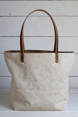 1960's era Painter's Drop Cloth Tote Bag