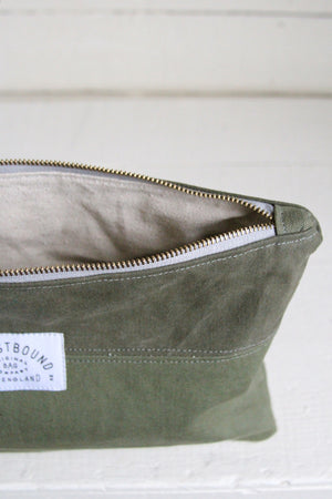 Extra Large WWII era Canvas Utility Pouch