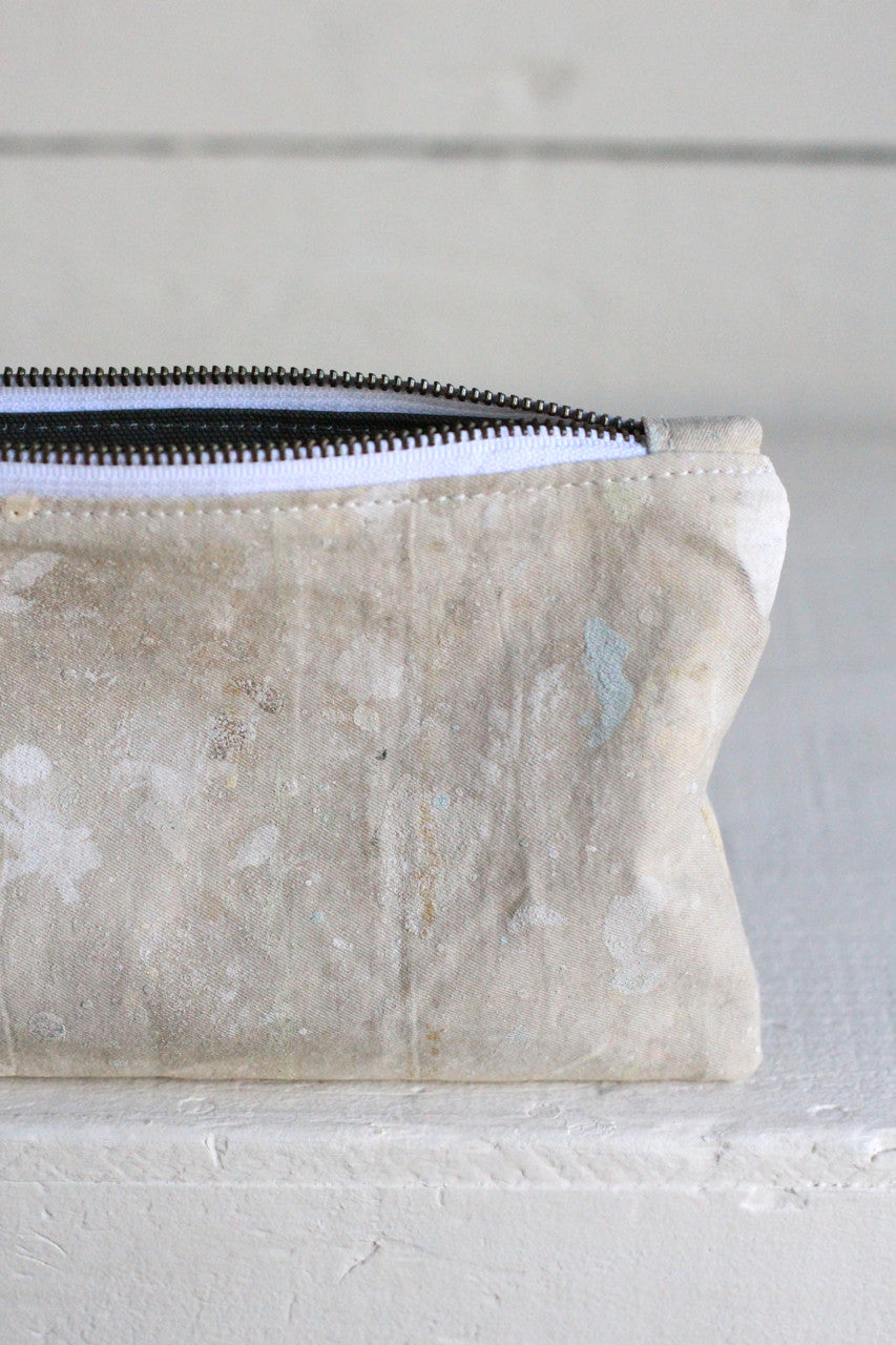 1960's era Painter's Drop Cloth Utility Pouch
