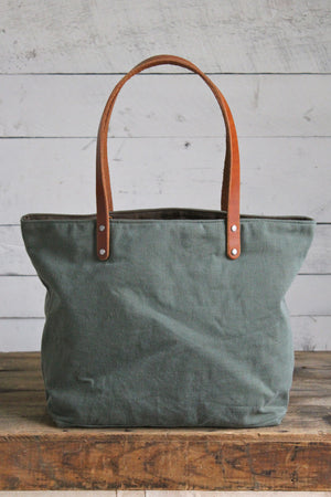 WWII era Military Canvas Pocket Tote Bag