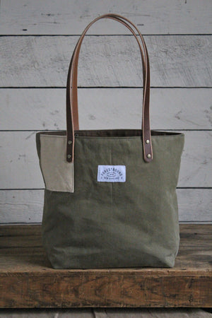 WWII era Canvas & Work Apron Tote Bag