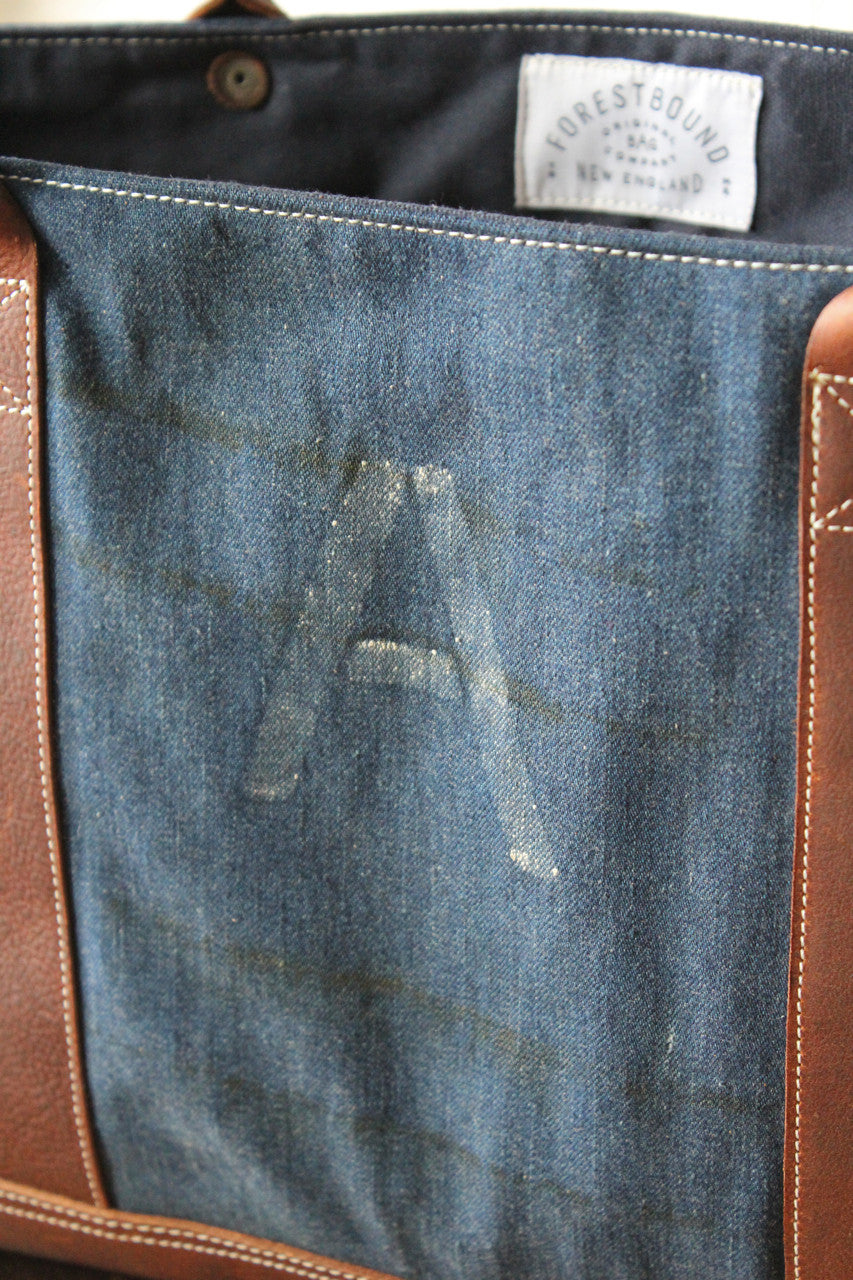 WWII era US Navy Denim Carryall