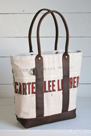 1940's era Canvas and Work Apron Carryall