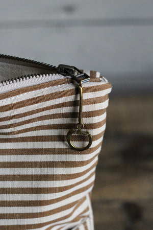 Deadstock Striped Canvas Pocket Utility Pouch