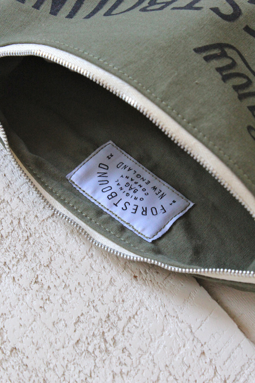 WWII era Canvas Logo Pouch