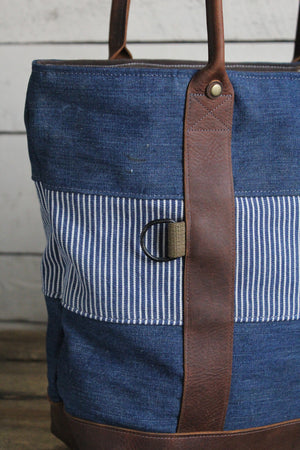 WWII era Denim & 1930's era Work Apron Carryall