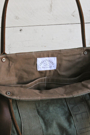 WWII era Aviator's Canvas Carryall
