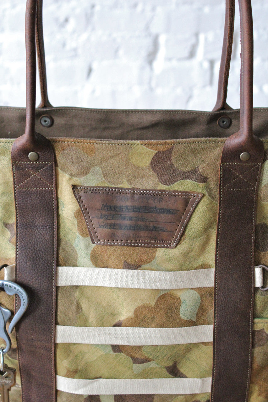 Korean War Cloud Camo & 1940's era Promo Apron Carryall