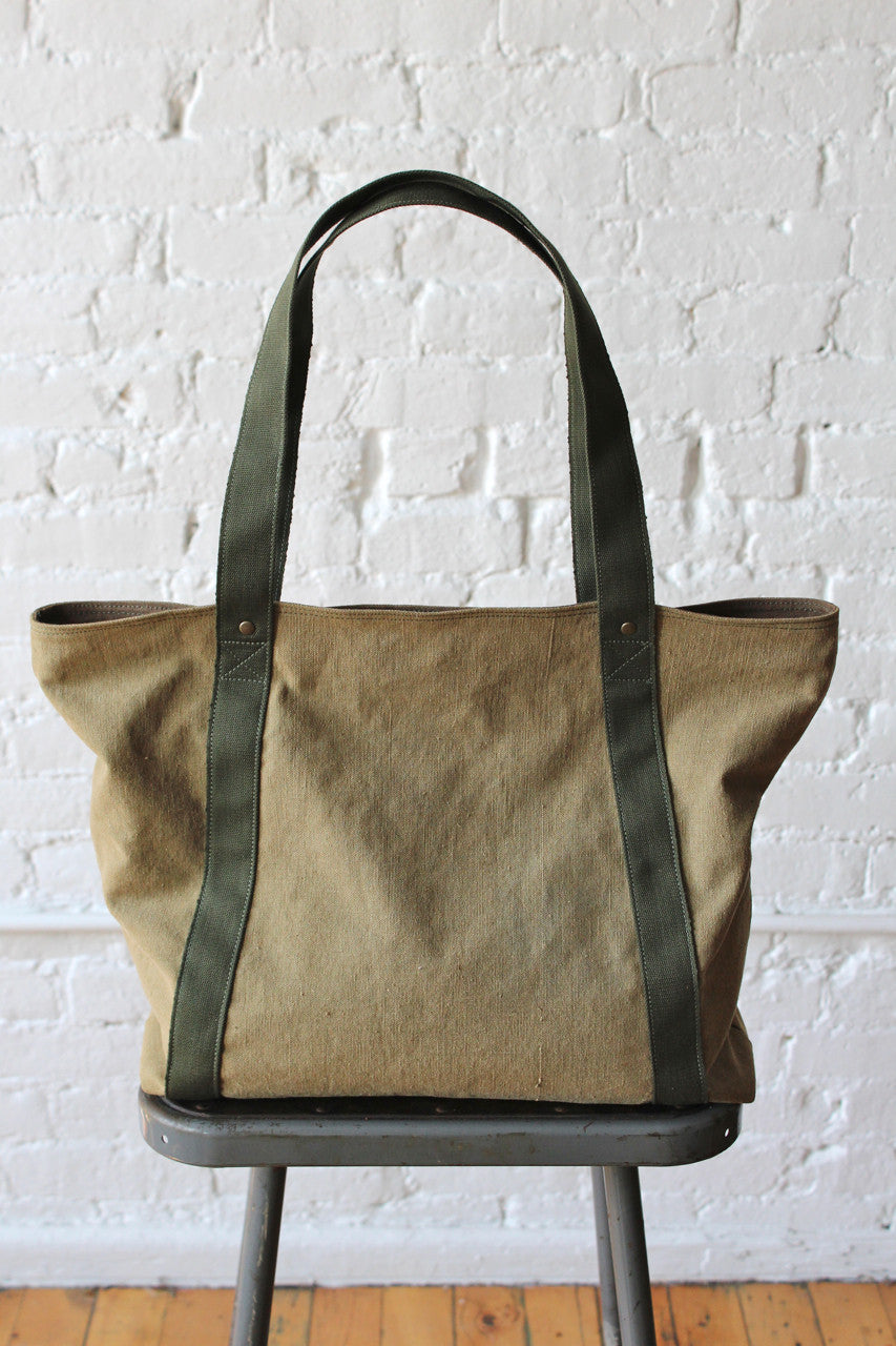 WWII era Canvas Carryall