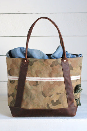 1950's era Mitchell Cloud Camo Carryall