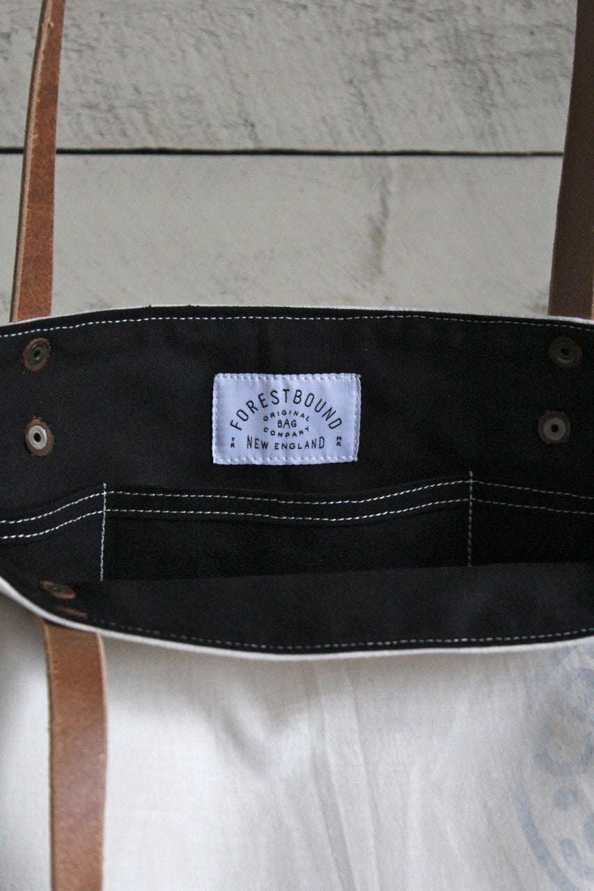1950's era Feed Sack Tote Bag