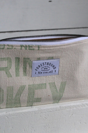 1950's era Farm Feedsack Utility Pouch
