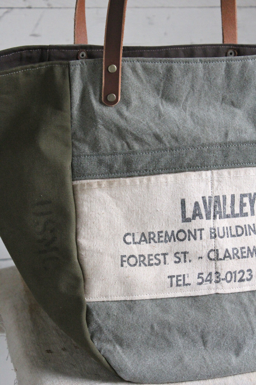 WWII Canvas & Work Apron Carryall