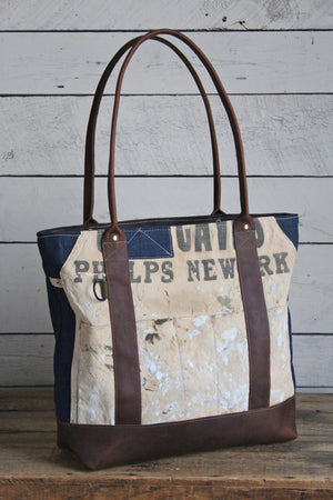 WWII era Denim & Lumber Apron Carryall