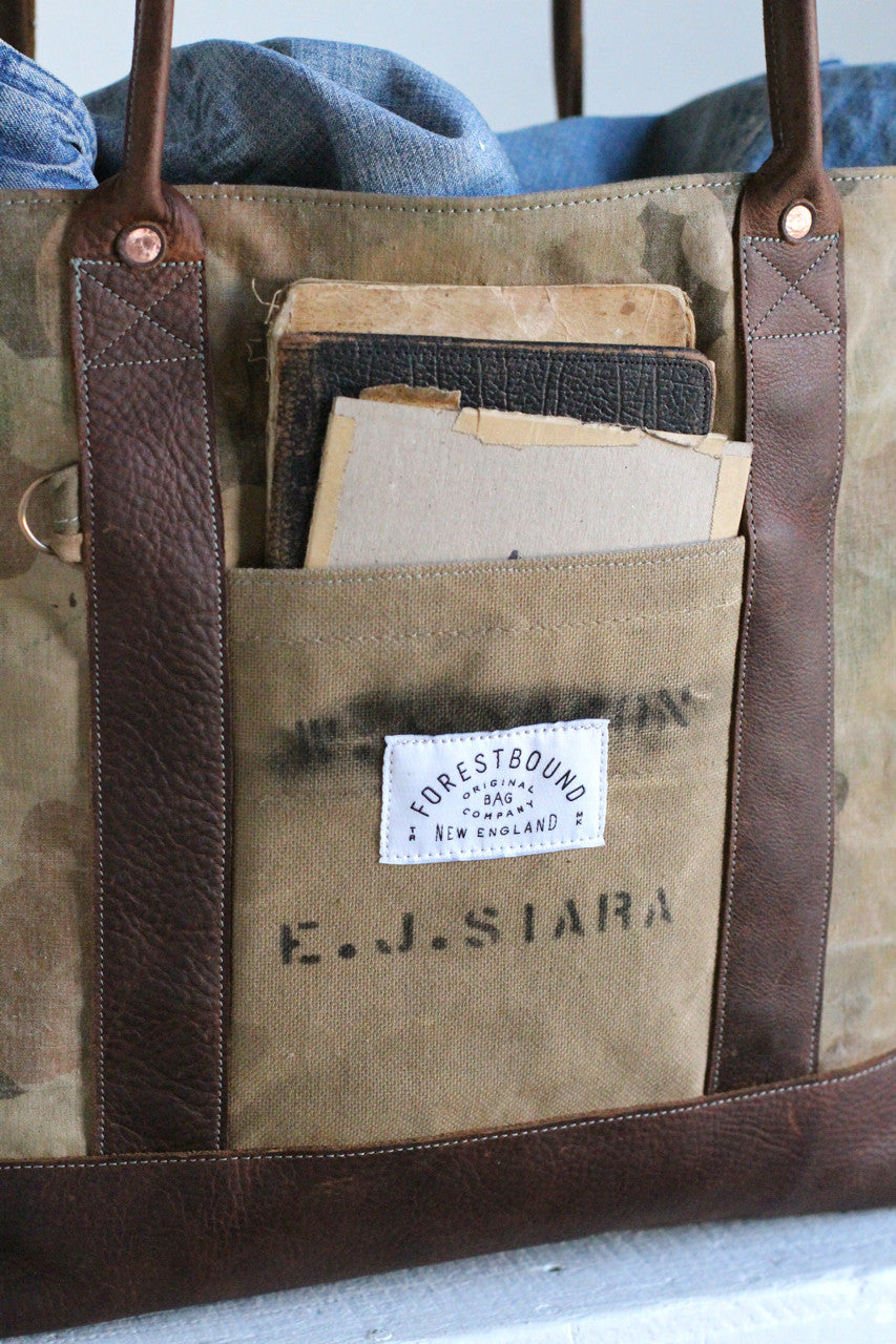 1950's era Mitchell Cloud Camo Carryall