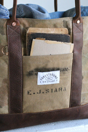 1950's era Mitchell Cloud Camo Carryall
