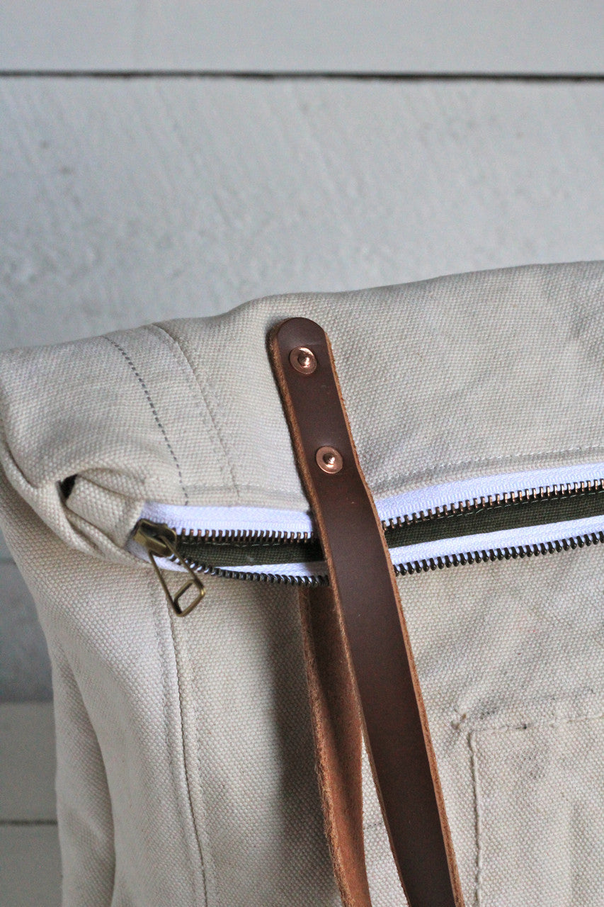 The Rambler Tote / WWII era US Navy Canvas