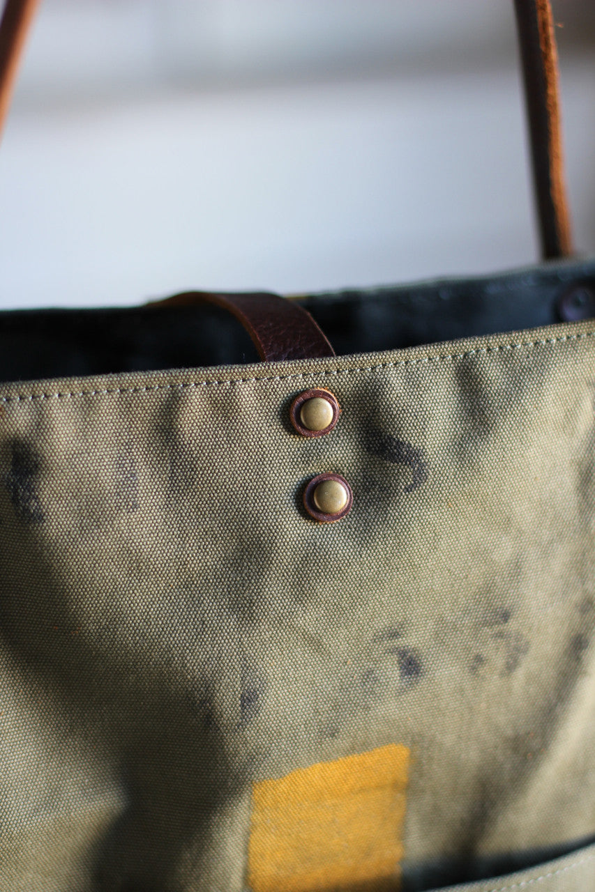 WWII era Canvas Weekend Bag