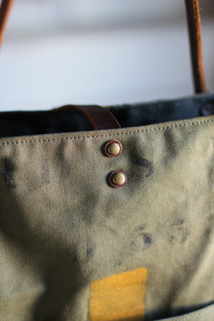 WWII era Canvas Weekend Bag