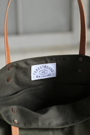 WWII era Canvas Pocket Tote Bag