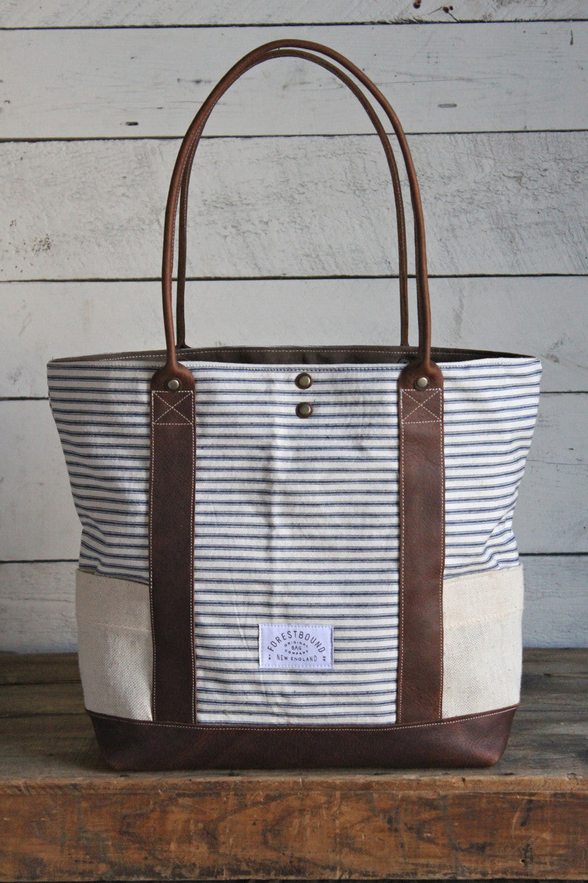 1950's era Striped Carryall – FORESTBOUND