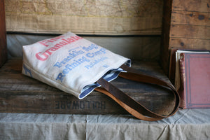 1950's era Farm Feedsack Tote Bag - SOLD