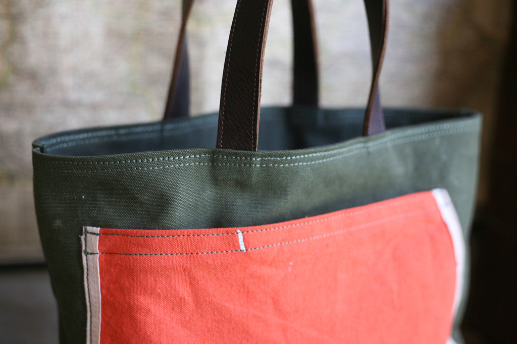 WWII era Canvas & 1950's Work Apron Carryall - SOLD