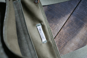WWII era Canvas and Denim Carryall - SOLD