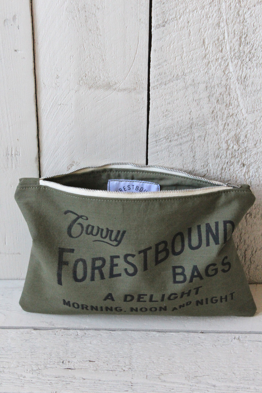 WWII era Canvas Logo Pouch