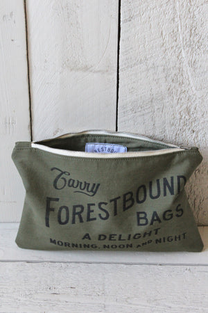 WWII era Canvas Logo Pouch