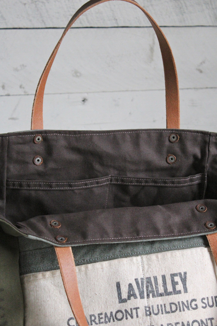 WWII Canvas & Work Apron Carryall