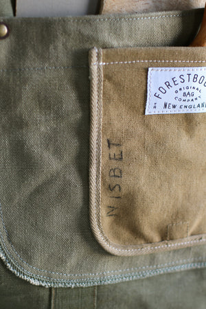 Extra Large 1940's era Canvas Travel Bag
