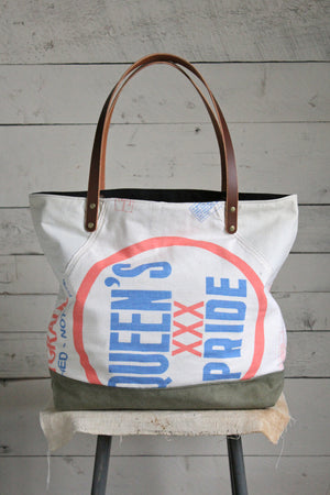 1950's era Flour Sack Apron Tote Bag