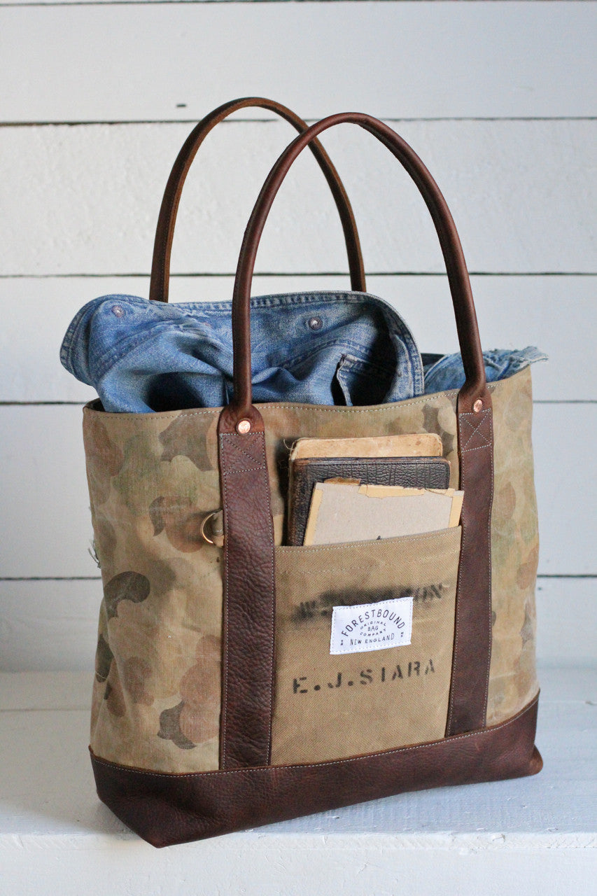 1950's era Mitchell Cloud Camo Carryall
