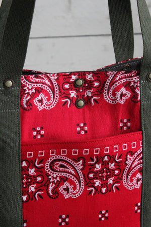 1960's era Bandana Carryall