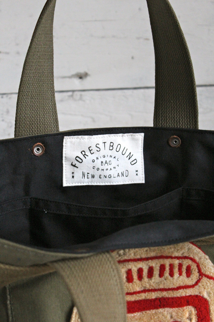 WWII era D Champs Canvas Carryall