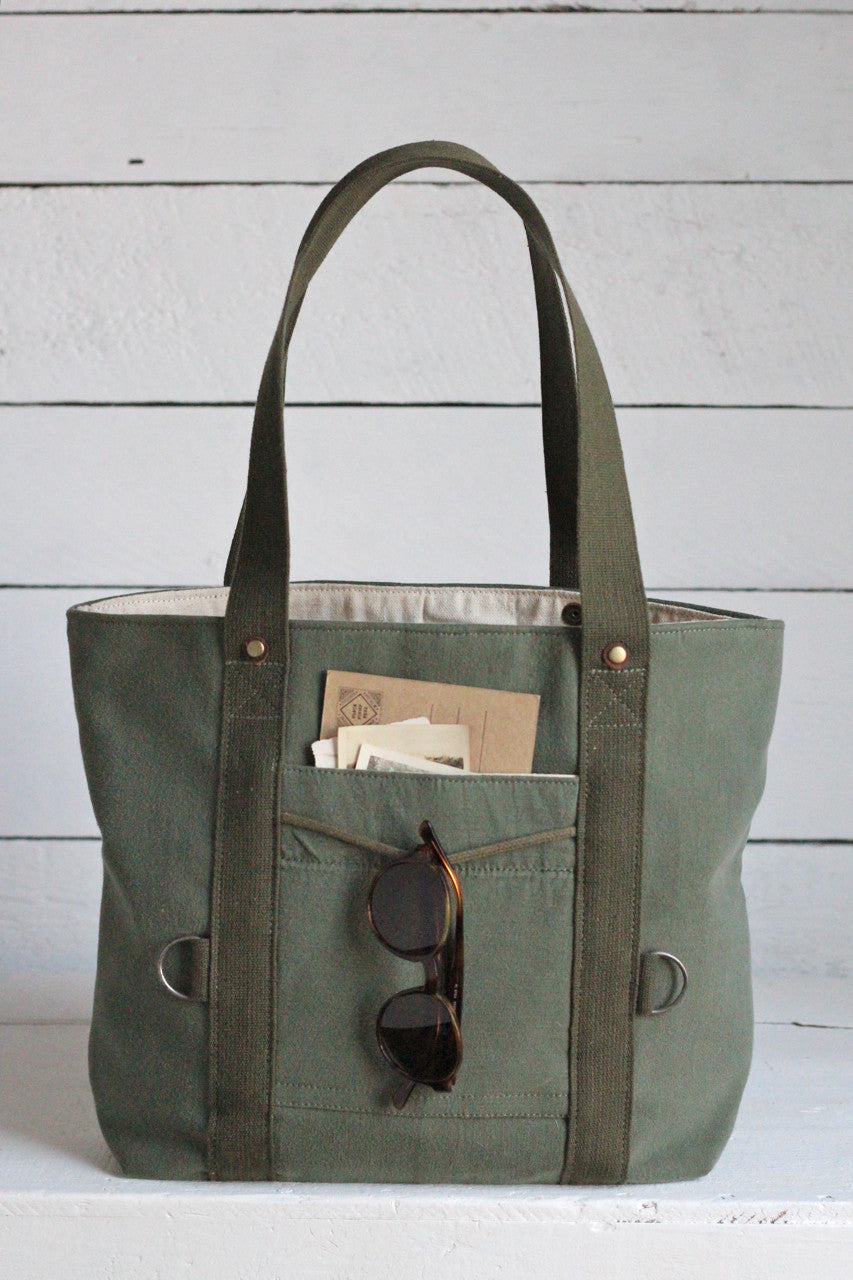 WWII era Canvas Carryall