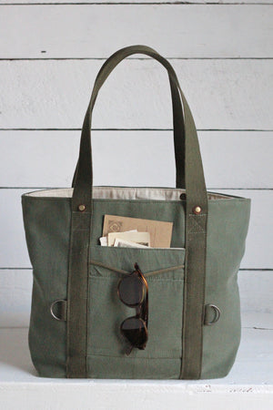 WWII era Canvas Carryall