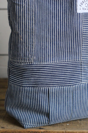 The Rambler Tote / 1930's era Hickory Stripe