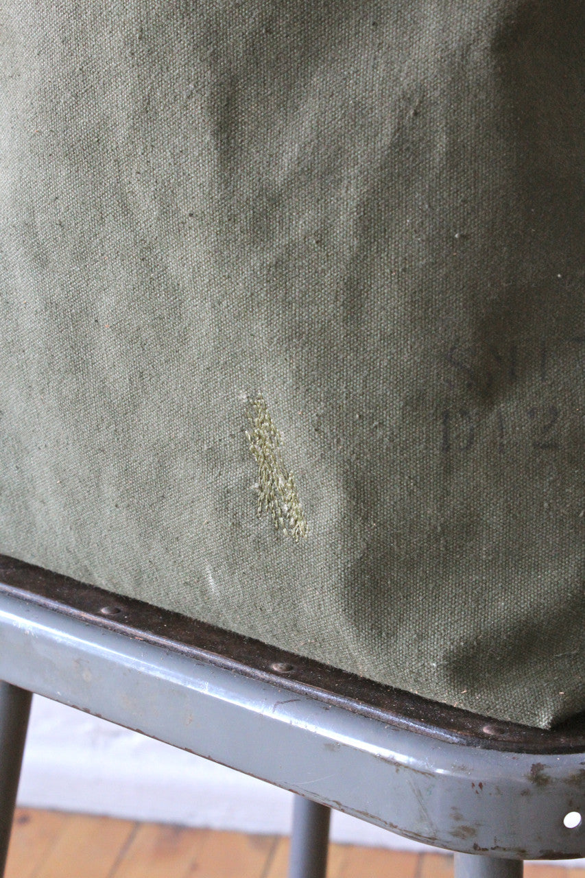 WWII era Military Canvas Pocket Tote Bag
