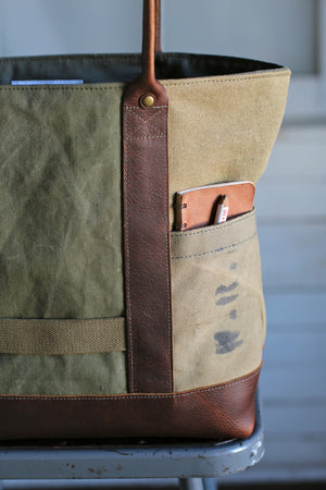 WWII era Canvas Carryall