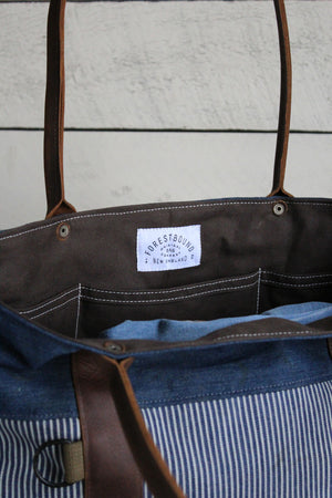 WWII era Denim & 1930's era Work Apron Carryall