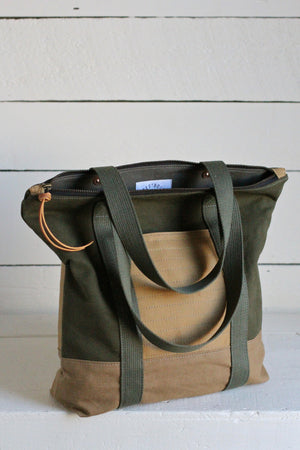 WWII era Canvas Travel Tote