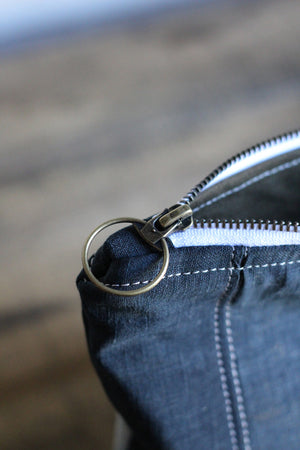 Early 1900's Japanese Indigo Dyed Cotton Utility Pouch