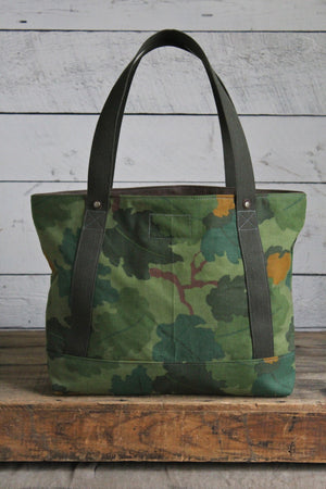 1950's era Leaf Pattern Camo Carryall