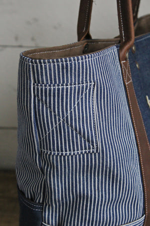 WWII era Denim & 1930's era Work Apron Carryall