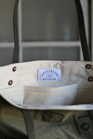 WWII era Military Canvas Tote