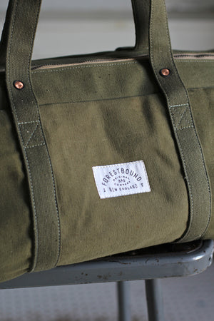 WWII era Canvas Duffle Bag